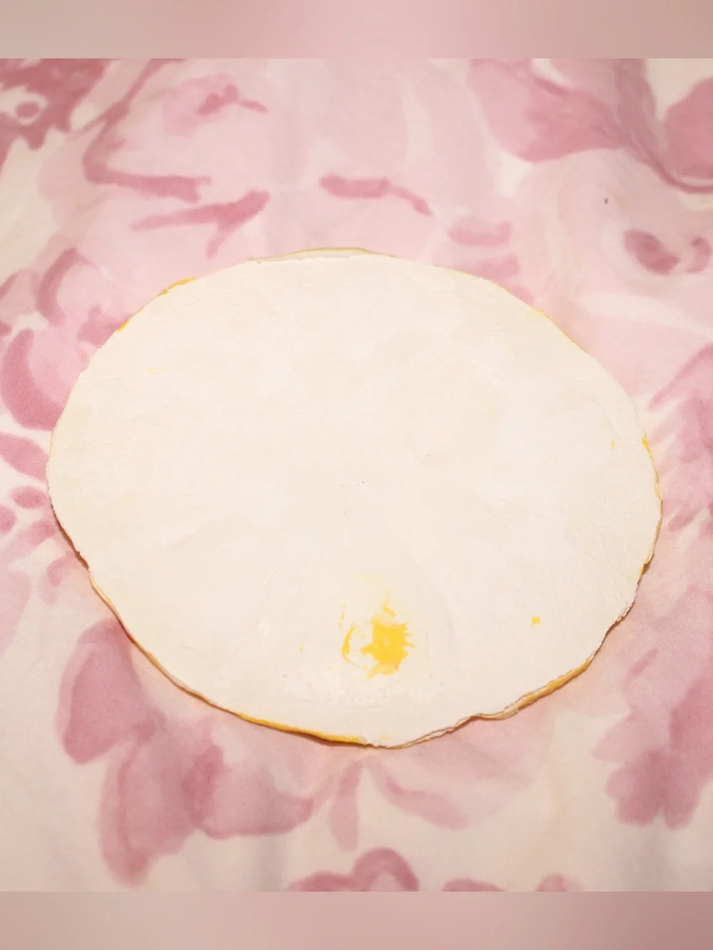 Handmade Lemon Slice Jewelry Dish 🍋 Hand-Painted Clay Trinket Tray
